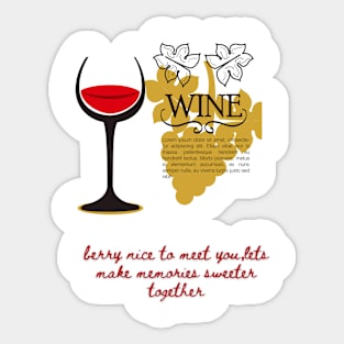 wine Sticker